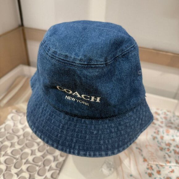 coach Denim Bucket Hat caa63 - Picture 1 of 5